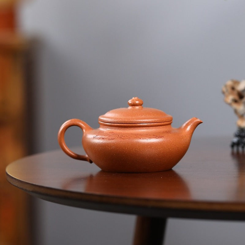 Théière exquise Yixing Zisha [Bian Gu] (Jiang Po Ni - 220ml)