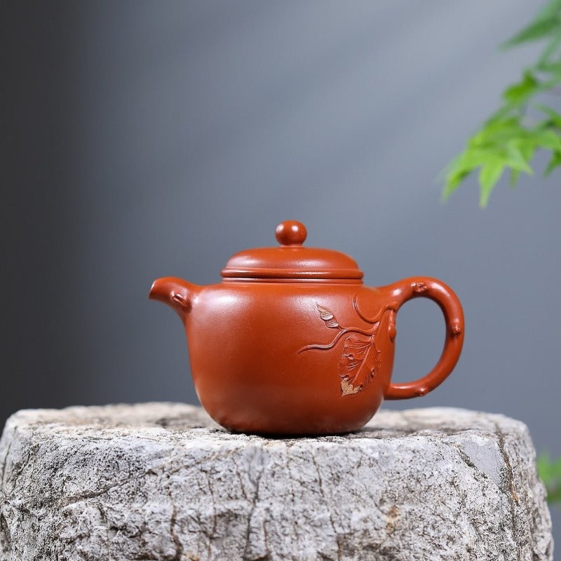 Yixing Zisha Teekanne [Pao Zun] (Zhao Zhuang Zhu Ni - 250ml)
