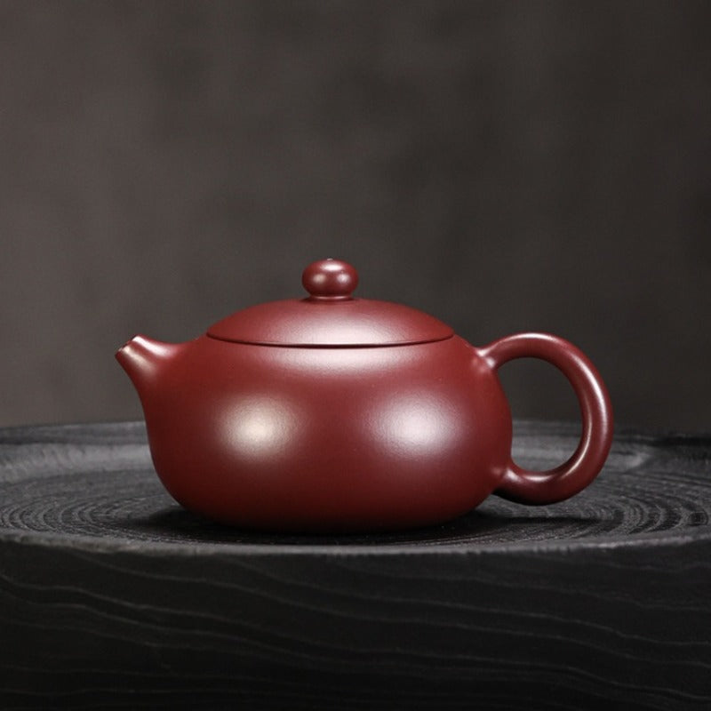 Full Handmade Yixing Zisha Teapot [Bian Xishi Pot] (Long Xue Sha - 200ml)