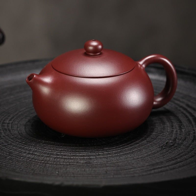 Full Handmade Yixing Zisha Teapot [Bian Xishi Pot] (Long Xue Sha - 200ml)