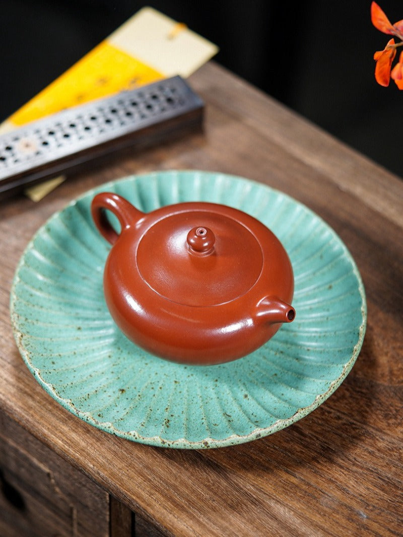 Full Handmade Yixing Zisha Teapot [Wan Yu] (Dahongpao - 320ml)