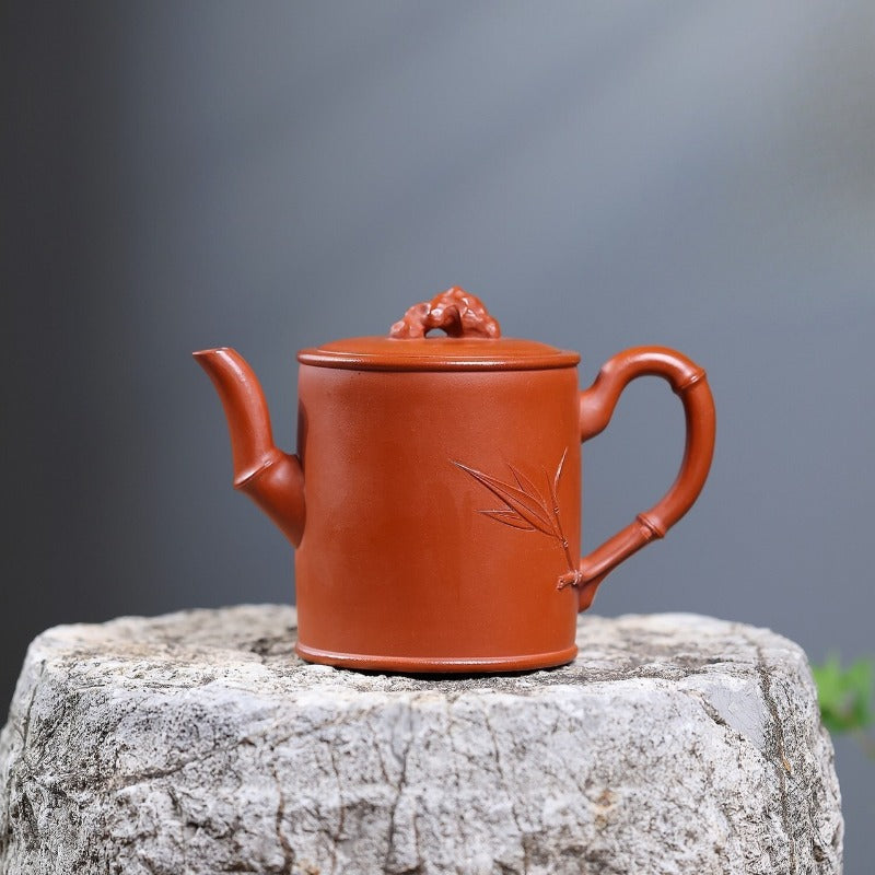 Teko Zisha Yixing [Taihu Stone Bamboo] (Zhao Zhuang Zhu Ni - 300ml)