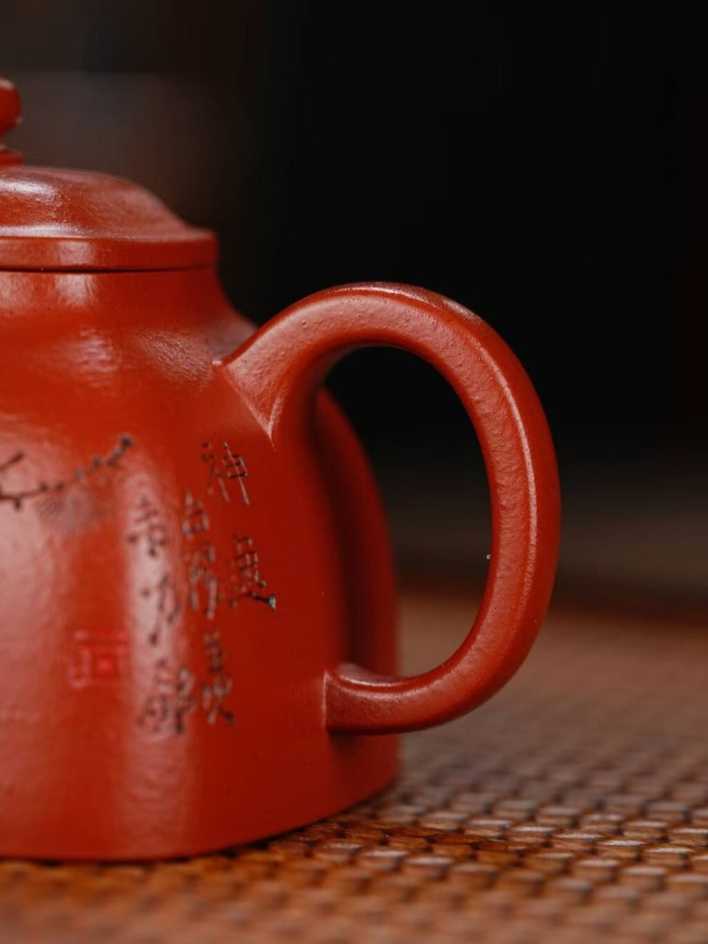 Full Handmade Yixing Zisha Teapot [Tan Ran Pot] (Zhu Ni - 150ml)