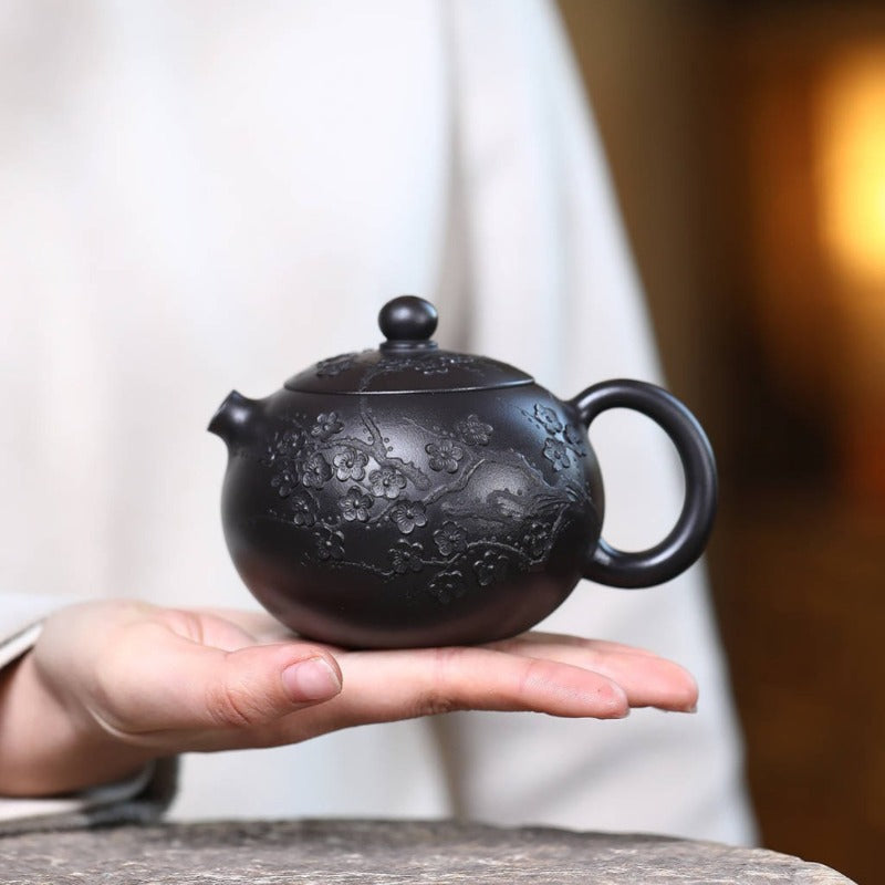 Yixing-Zisha-Teekanne [Xishi Pot] (Hei Ni - 270 ml)