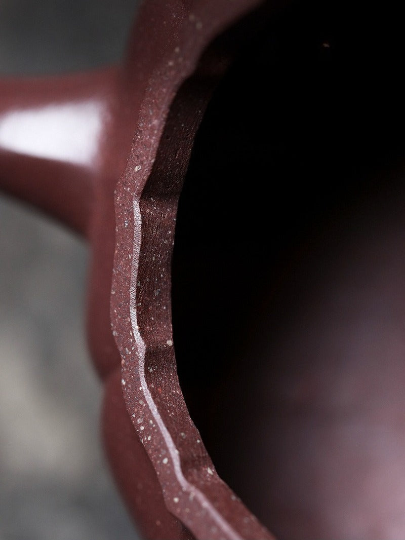 全手工宜兴紫砂茶壶 [清圆] (紫泥 - 200ml)]