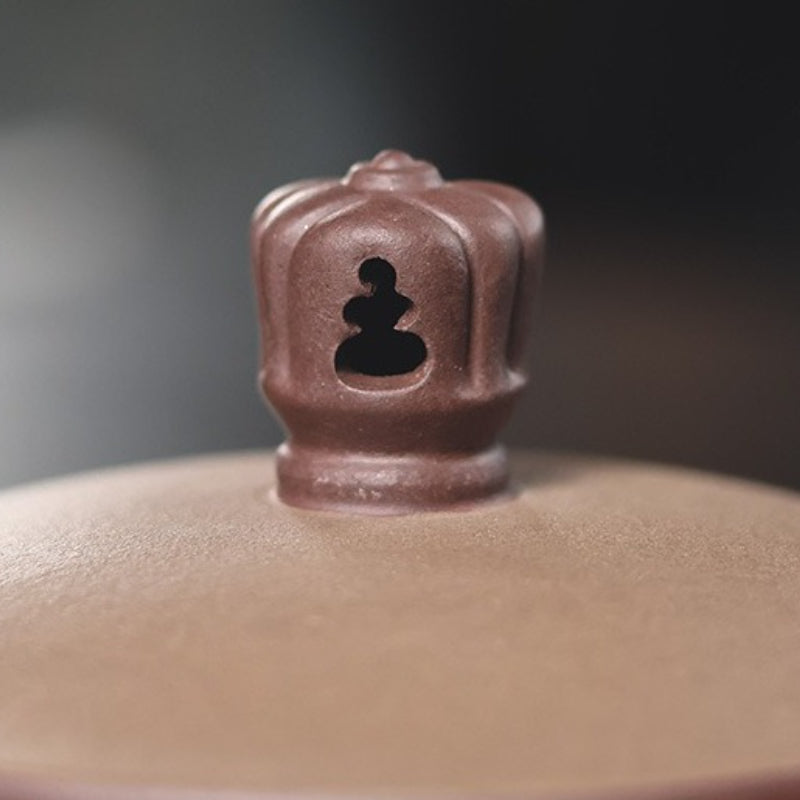 Yixing Zisha Tasse à thé avec filtre [Joy] (Zi Ni / Duan Ni - 460 ml)