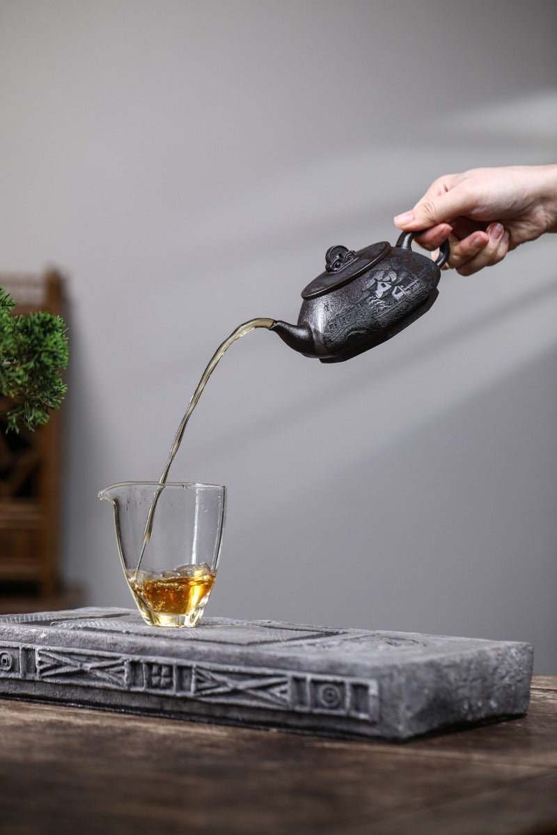 Yixing Zisha Teapot [Qiao Piao] (Shi Huang - 340ml)