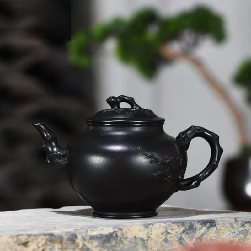 Teiera Yixing Zisha completamente fatta a mano [Mei Bao Chun] (Zhuni ridotto - 360 ml)