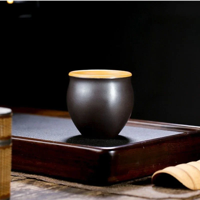 Full Handmade Yixing Zisha Master Tea Cup Gift Set [Wen Xiang]