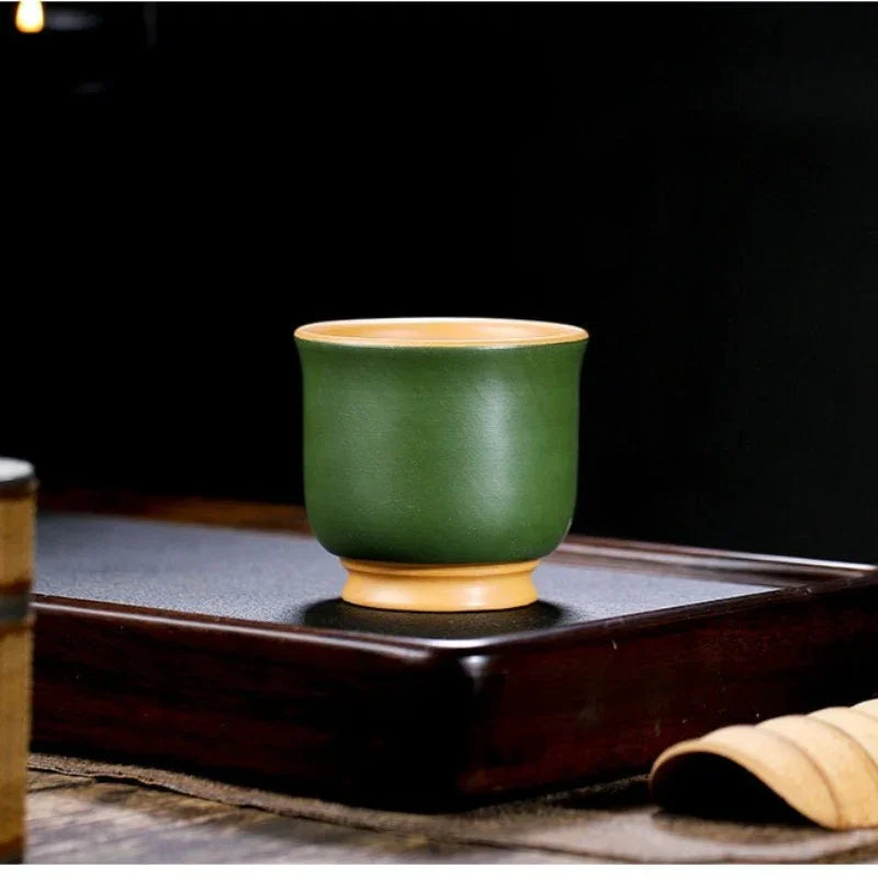 Full Handmade Yixing Zisha Master Tea Cup Gift Set [Wen Xiang]