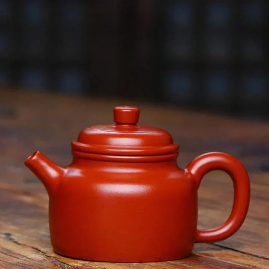 Full Handmade Yixing Zisha Small Teapot [De Zhong / Xishi / Dragon Egg] (Dahongpao - 100/140/140ml)