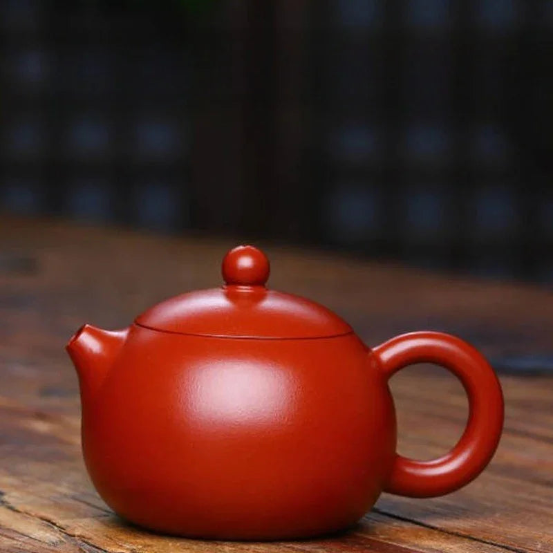 Teko Kecil Zisha Yixing Buatan Tangan Sepenuhnya [De Zhong / Xishi / Dragon Egg] (Dahongpao - 100/140/140ml)