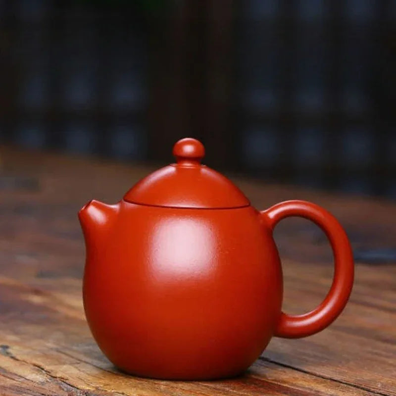 Teko Kecil Zisha Yixing Buatan Tangan Sepenuhnya [De Zhong / Xishi / Dragon Egg] (Dahongpao - 100/140/140ml)