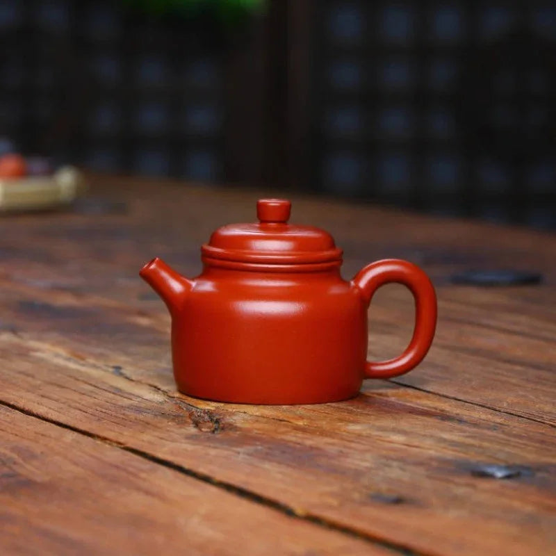 Teko Kecil Zisha Yixing Buatan Tangan Sepenuhnya [De Zhong / Xishi / Dragon Egg] (Dahongpao - 100/140/140ml)