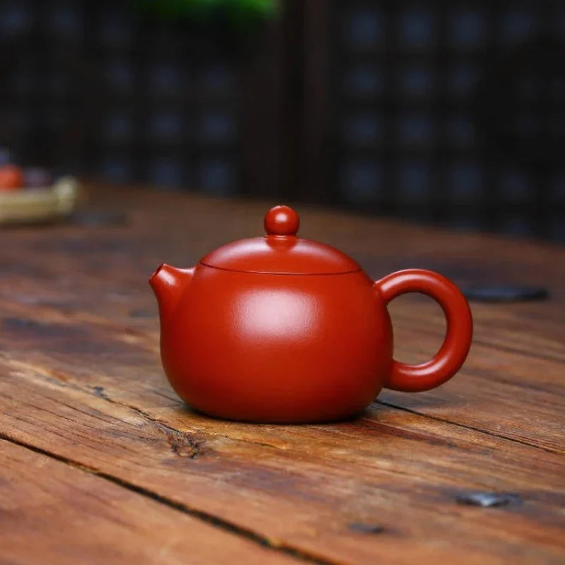 Teko Kecil Zisha Yixing Buatan Tangan Sepenuhnya [De Zhong / Xishi / Dragon Egg] (Dahongpao - 100/140/140ml)