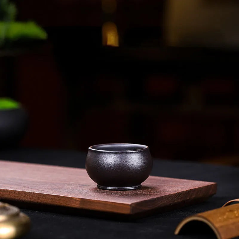 Full Handmade Yixing Zisha Teapot [An Xiang] 1 Pot 5 Cups Set (Shi Huang - 280ml) - YIQIN TEA HOUSE | yiqinteahouse.com | 200-300ml, feaware, full handmade zisha teapot, new arrival, teapot, teaware set