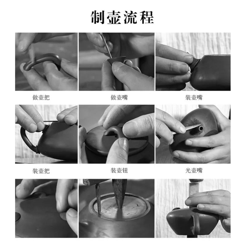 Full Handmade Yixing Zisha Teapot [An Xiang Xishi] (Long Xue Sha - 250ml) - YIQIN TEA HOUSE | yiqinteahouse.com | 200-300ml, full handmade zisha teapot, new arrival, teapot, teaware