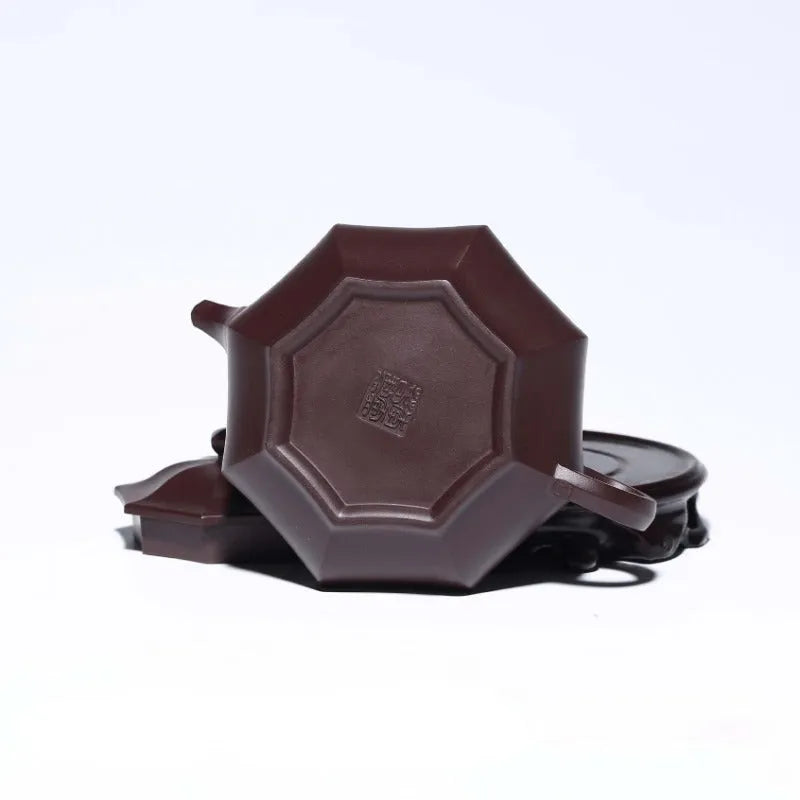 Full Handmade Yixing Zisha Teapot [Bafang Fuyun] (Zi Jia Ni - 245ml) - YIQIN TEA HOUSE | yiqinteahouse.com | 200-300ml, full handmade zisha teapot, new arrival, teapot, teaware