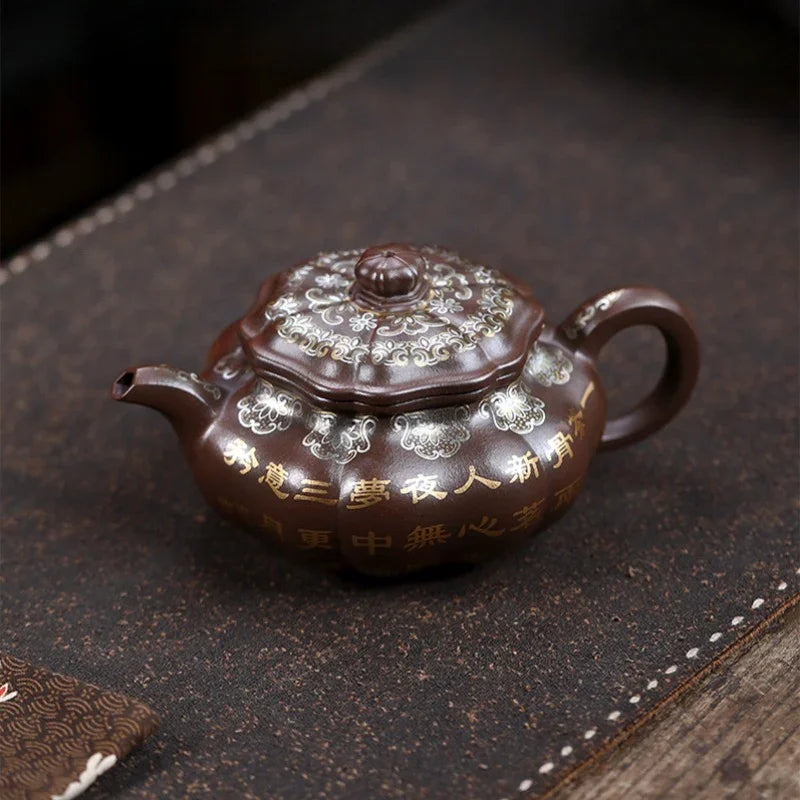 Teko Zisha Yixing Buatan Tangan Sepenuhnya [Bafang Ruyi] (Zi Ni - 190ml)