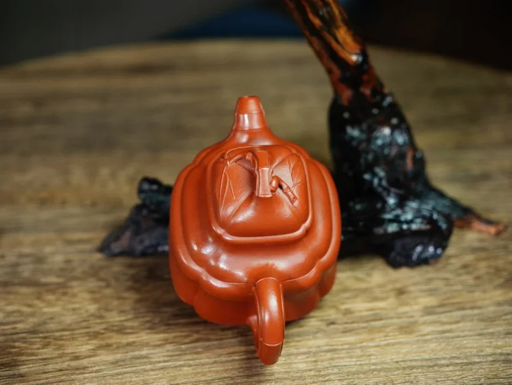 Full Handmade Yixing Zisha Teapot [Bamboo Pot] (Zhu Ni - 150ml) - YIQIN TEA HOUSE | yiqinteahouse.com | <200ml, full handmade zisha teapot, plain smooth, teapot, teaware