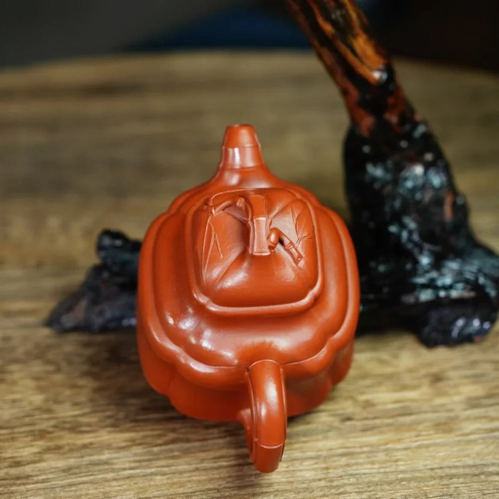 Full Handmade Yixing Zisha Teapot [Bamboo Pot] (Zhu Ni - 150ml) - YIQIN TEA HOUSE | yiqinteahouse.com | <200ml, full handmade zisha teapot, plain smooth, teapot, teaware