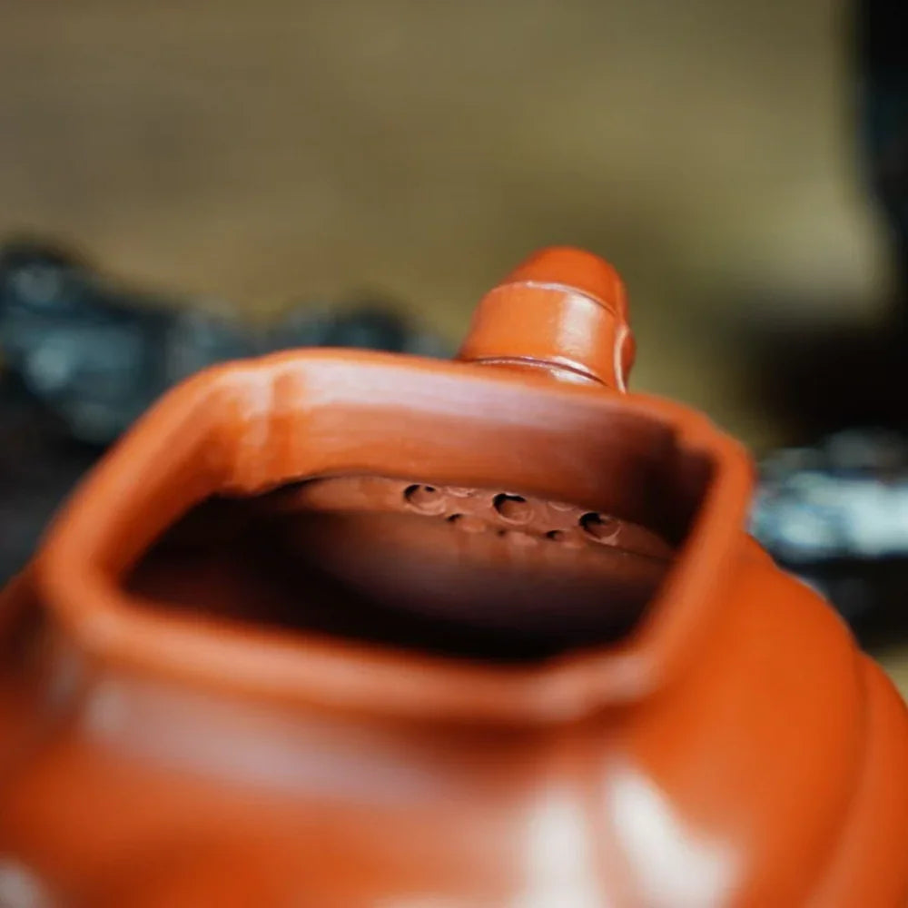 Full Handmade Yixing Zisha Teapot [Bamboo Pot] (Zhu Ni - 150ml) - YIQIN TEA HOUSE | yiqinteahouse.com | <200ml, full handmade zisha teapot, plain smooth, teapot, teaware
