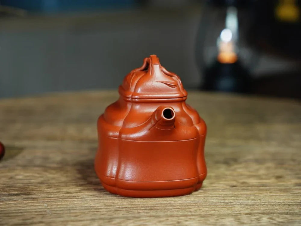 Full Handmade Yixing Zisha Teapot [Bamboo Pot] (Zhu Ni - 150ml) - YIQIN TEA HOUSE | yiqinteahouse.com | <200ml, full handmade zisha teapot, plain smooth, teapot, teaware