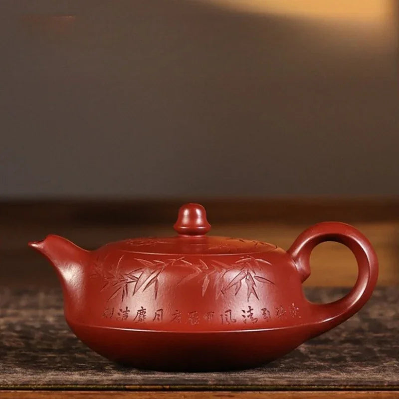 full-handmade-yixing-zisha-teapot-qu-hu-dahongpao-260ml-yiqin-tea-house-yiqinteahouse-com-1 - YIQIN TEA HOUSE 一沁茶舍 yiqinteahouse.com