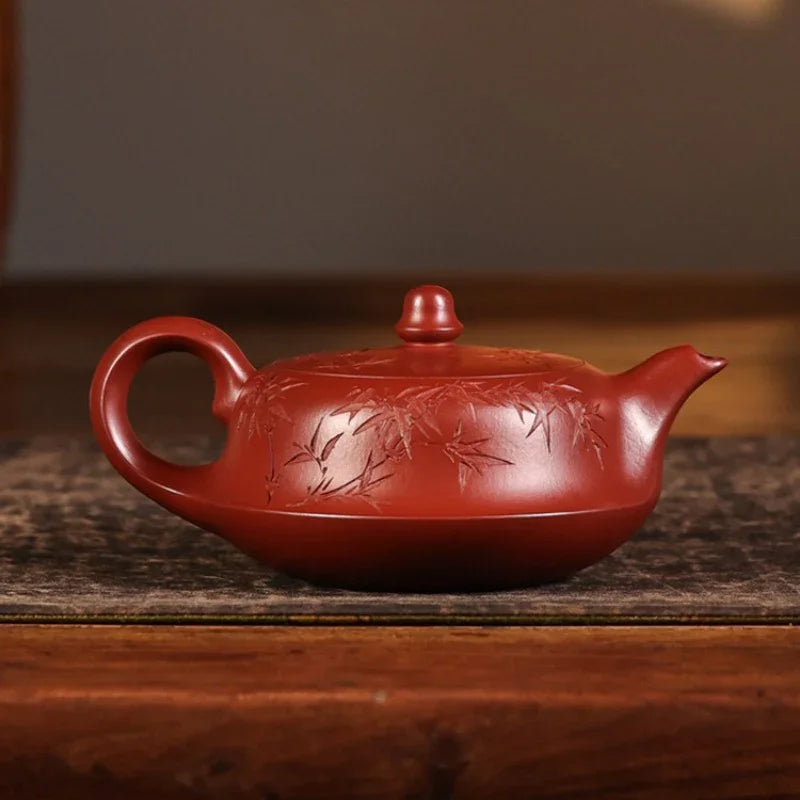 full-handmade-yixing-zisha-teapot-qu-hu-dahongpao-260ml-yiqin-tea-house-yiqinteahouse-com-2 - YIQIN TEA HOUSE 一沁茶舍 yiqinteahouse.com