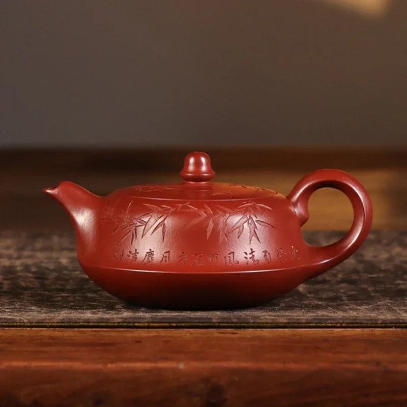 full-handmade-yixing-zisha-teapot-qu-hu-dahongpao-260ml-yiqin-tea-house-yiqinteahouse-com-3 - YIQIN TEA HOUSE 一沁茶舍 yiqinteahouse.com