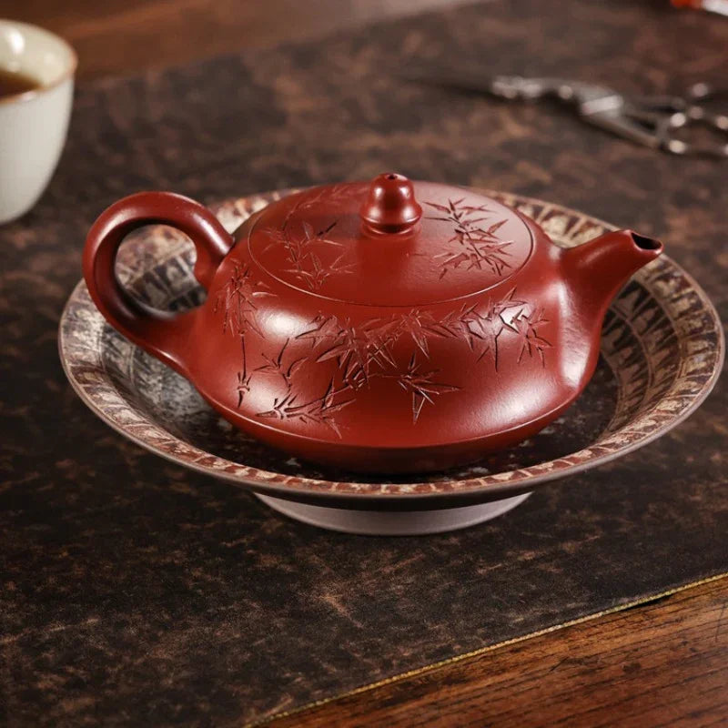 full-handmade-yixing-zisha-teapot-qu-hu-dahongpao-260ml-yiqin-tea-house-yiqinteahouse-com-5 - YIQIN TEA HOUSE 一沁茶舍 yiqinteahouse.com