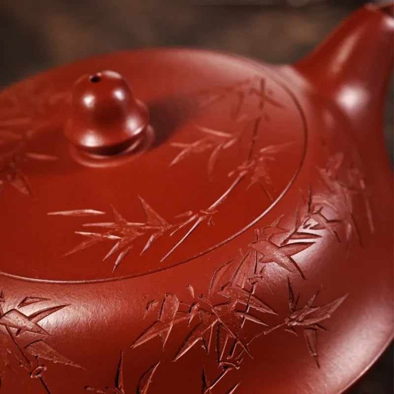 full-handmade-yixing-zisha-teapot-qu-hu-dahongpao-260ml-yiqin-tea-house-yiqinteahouse-com-6 - YIQIN TEA HOUSE 一沁茶舍 yiqinteahouse.com