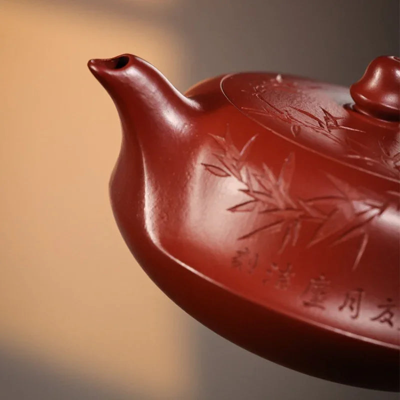 full-handmade-yixing-zisha-teapot-qu-hu-dahongpao-260ml-yiqin-tea-house-yiqinteahouse-com-7 - YIQIN TEA HOUSE 一沁茶舍 yiqinteahouse.com