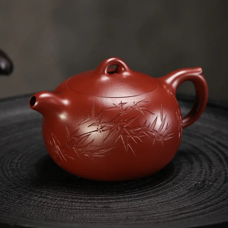 full-handmade-yixing-zisha-teapot-yuan-zhu-pot-dahongpao-240ml-yiqin-tea-house-yiqinteahouse-com-2 - YIQIN TEA HOUSE 一沁茶舍 yiqinteahouse.com