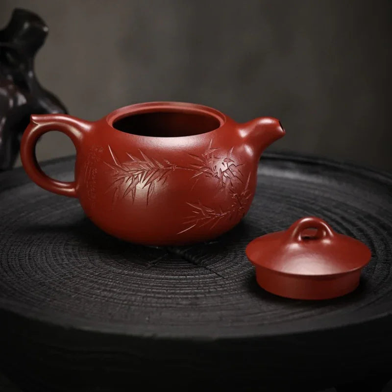 full-handmade-yixing-zisha-teapot-yuan-zhu-pot-dahongpao-240ml-yiqin-tea-house-yiqinteahouse-com-8 - YIQIN TEA HOUSE 一沁茶舍 yiqinteahouse.com