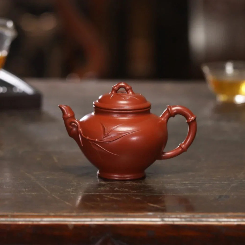 full-handmade-yixing-zisha-teapot-bao-chun-pot-dahongpao-210ml-yiqin-tea-house-yiqinteahouse-com-4 - YIQIN TEA HOUSE 一沁茶舍 yiqinteahouse.com