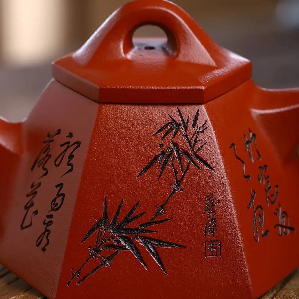 Full Handmade Yixing Zisha Teapot [Bawang Shi Piao Pot] (Xiao Meiyao Zhu Ni - 200ml) - YIQIN TEA HOUSE | yiqinteahouse.com | 200-300ml, full handmade zisha teapot, new arrival, teapot, teaware