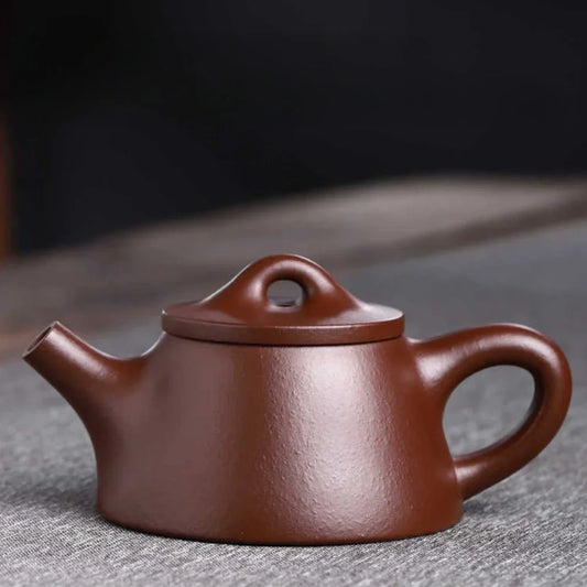 Teko Zisha Yixing Buatan Tangan Sepenuhnya [Teko Bawang Shi Piao] (Zi Ni - 160ml)
