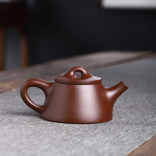 Teko Zisha Yixing Buatan Tangan Sepenuhnya [Teko Bawang Shi Piao] (Zi Ni - 160ml)