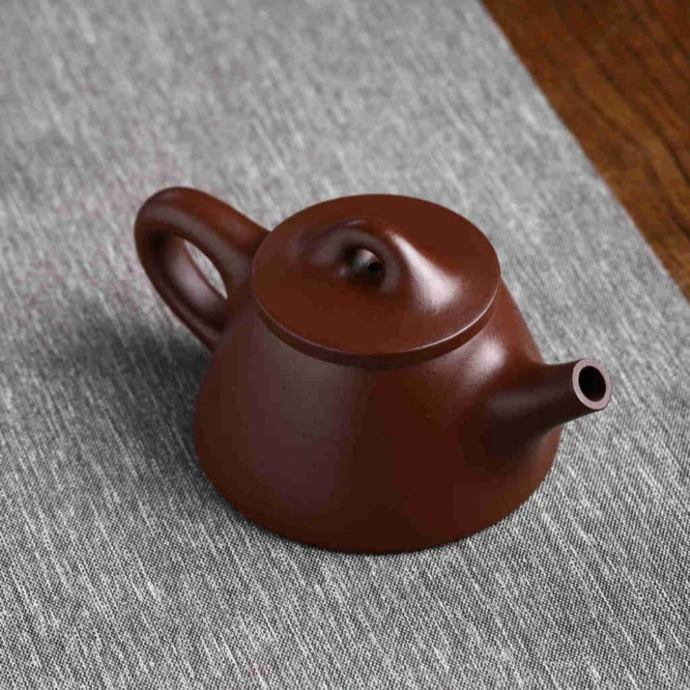 Teko Zisha Yixing Buatan Tangan Sepenuhnya [Teko Bawang Shi Piao] (Zi Ni - 160ml)