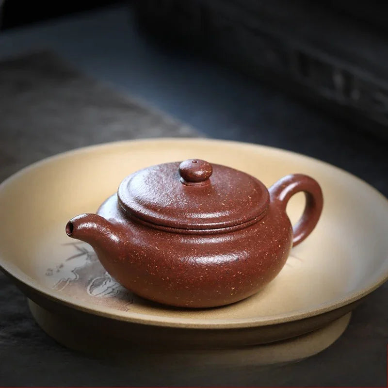 full-handmade-yixing-zisha-teapot-bian-fu-tao-hua-ni-200ml-yiqin-tea-house-yiqinteahouse-com-14 - YIQIN TEA HOUSE 一沁茶舍 yiqinteahouse.com