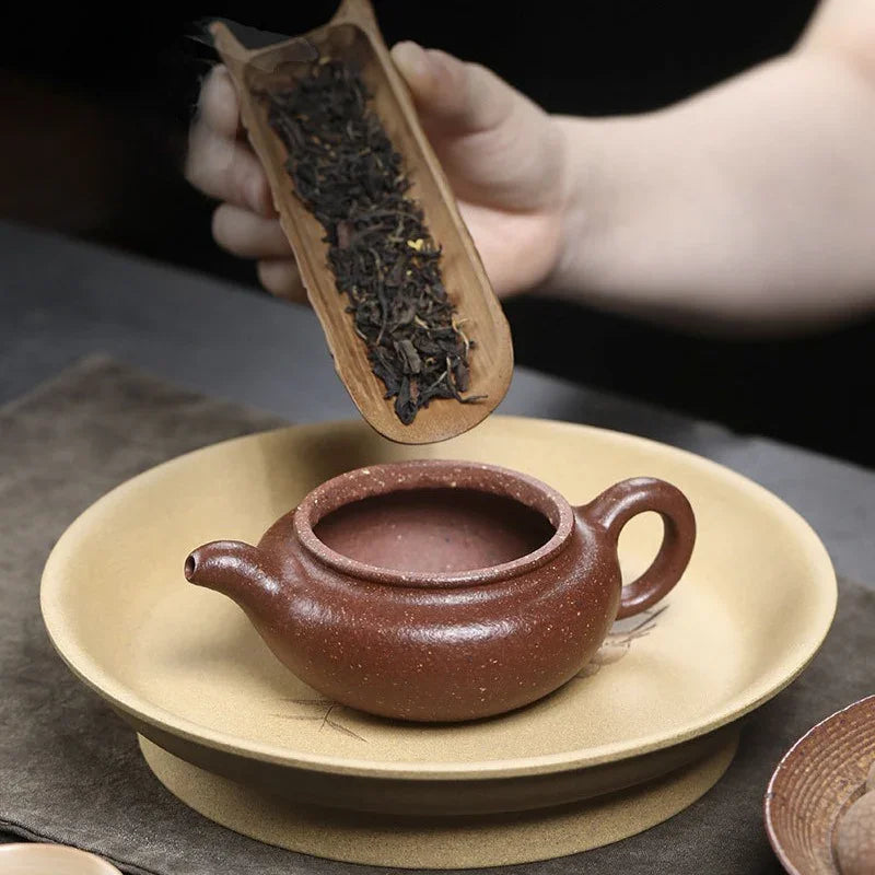 full-handmade-yixing-zisha-teapot-bian-fu-tao-hua-ni-200ml-yiqin-tea-house-yiqinteahouse-com-16 - YIQIN TEA HOUSE 一沁茶舍 yiqinteahouse.com