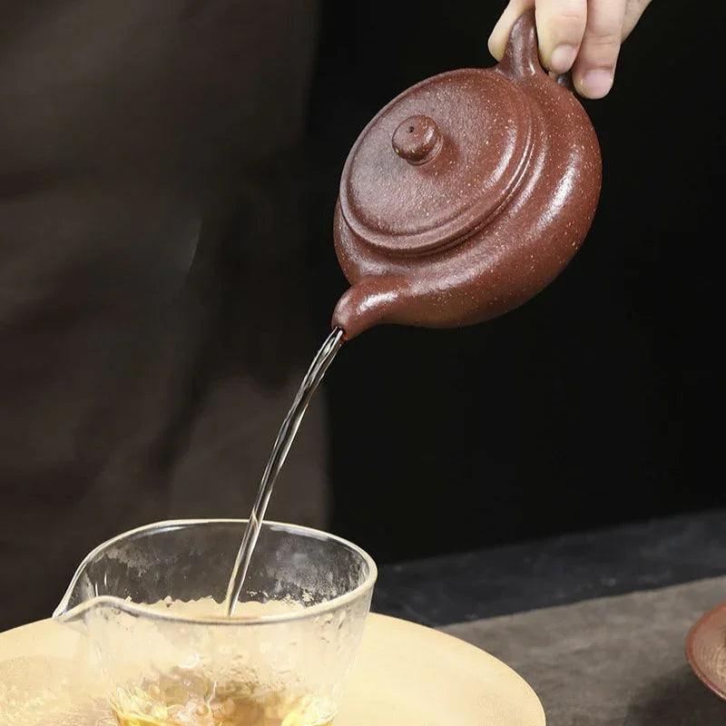 full-handmade-yixing-zisha-teapot-bian-fu-tao-hua-ni-200ml-yiqin-tea-house-yiqinteahouse-com-19 - YIQIN TEA HOUSE 一沁茶舍 yiqinteahouse.com