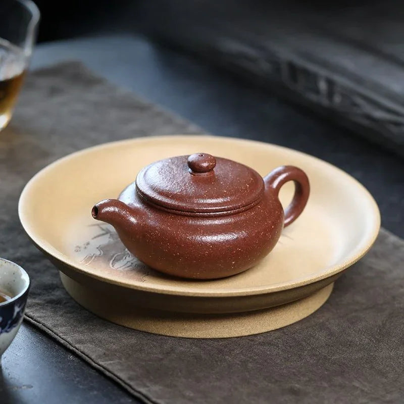 full-handmade-yixing-zisha-teapot-bian-fu-tao-hua-ni-200ml-yiqin-tea-house-yiqinteahouse-com-2 - YIQIN TEA HOUSE 一沁茶舍 yiqinteahouse.com