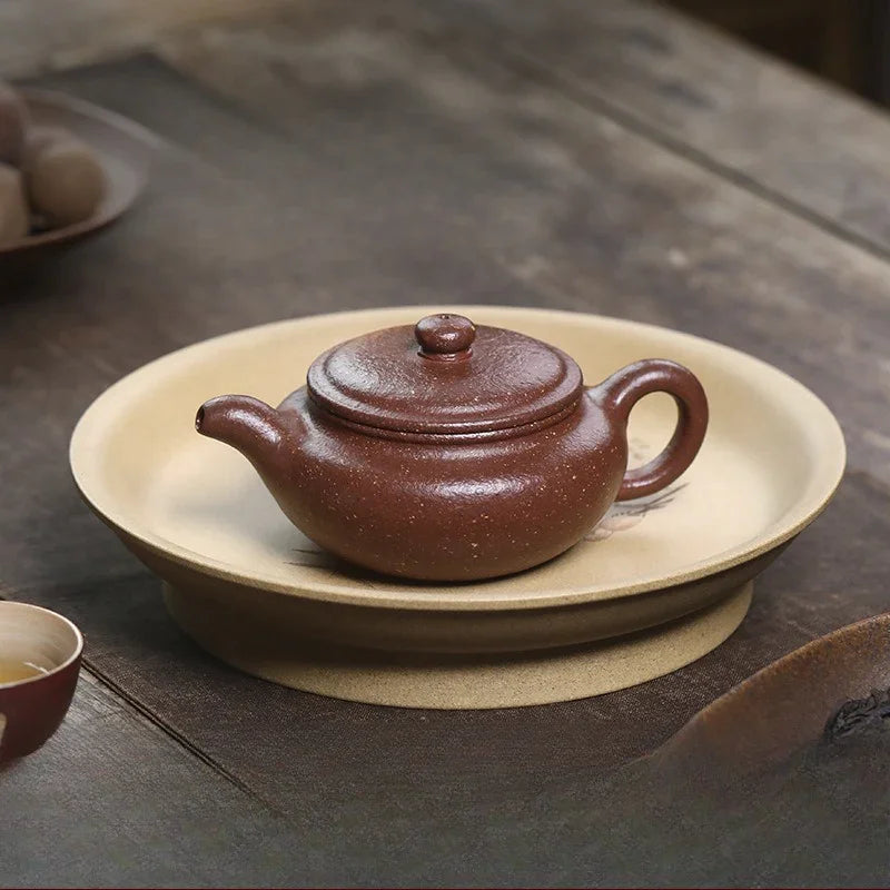 full-handmade-yixing-zisha-teapot-bian-fu-tao-hua-ni-200ml-yiqin-tea-house-yiqinteahouse-com-3 - YIQIN TEA HOUSE 一沁茶舍 yiqinteahouse.com
