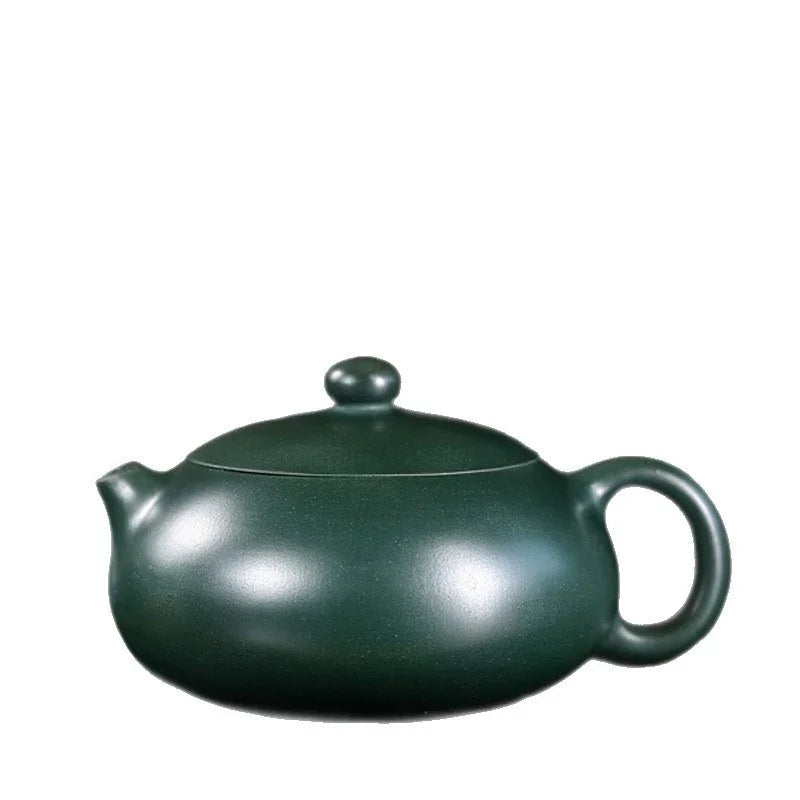 Teko Zisha Yixing Buatan Tangan Sepenuhnya [Bian Xishi Pot] (Mingguo Lu Ni - 220ml)