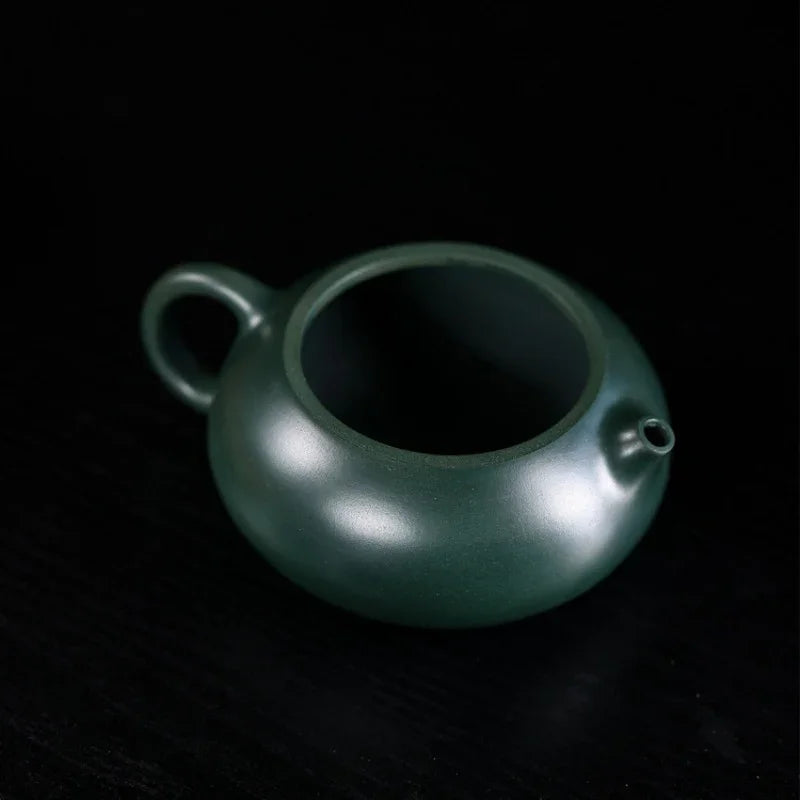 Teko Zisha Yixing Buatan Tangan Sepenuhnya [Bian Xishi Pot] (Mingguo Lu Ni - 220ml)