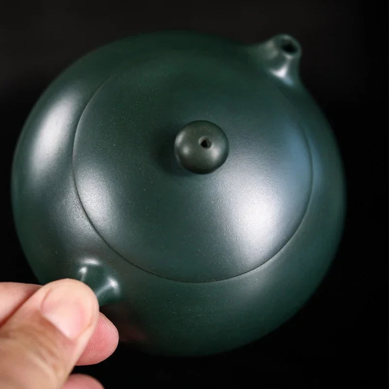 Teko Zisha Yixing Buatan Tangan Sepenuhnya [Bian Xishi Pot] (Mingguo Lu Ni - 220ml)