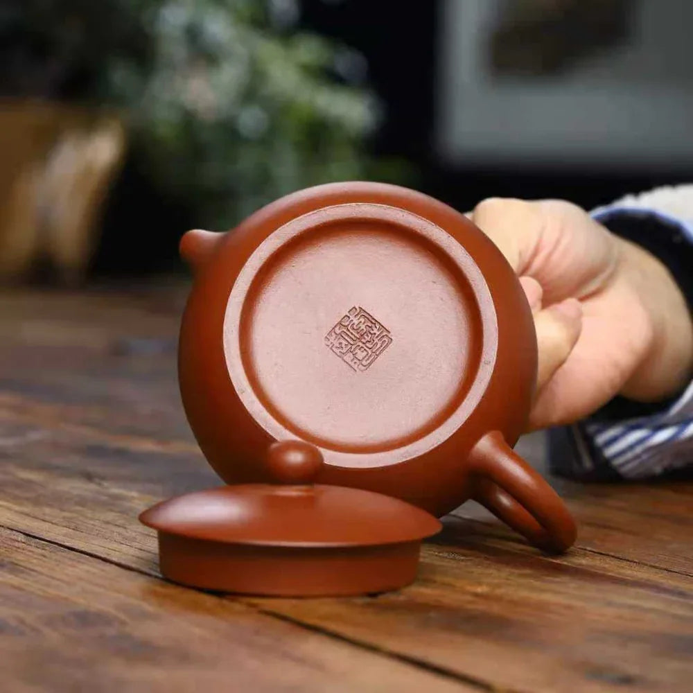 Teko Zisha Yixing Buatan Tangan Sepenuhnya [Bian Xishi Pot] (Qing Shui Ni - 250ml)