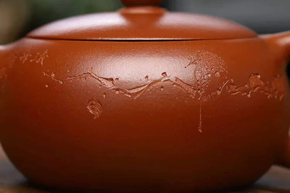 Teko Zisha Yixing Buatan Tangan Sepenuhnya [Bian Xishi Pot] (Qing Shui Ni - 250ml)